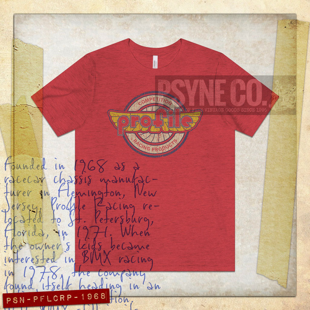 Profile Competition Racing Products 1968 Vintage Men's T-Shirt