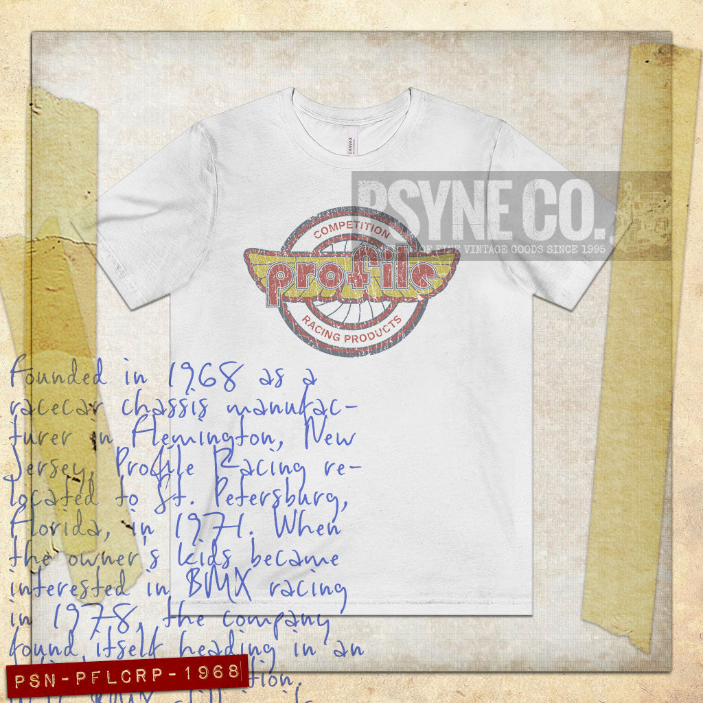 Profile Competition Racing Products 1968 Vintage Men's T-Shirt