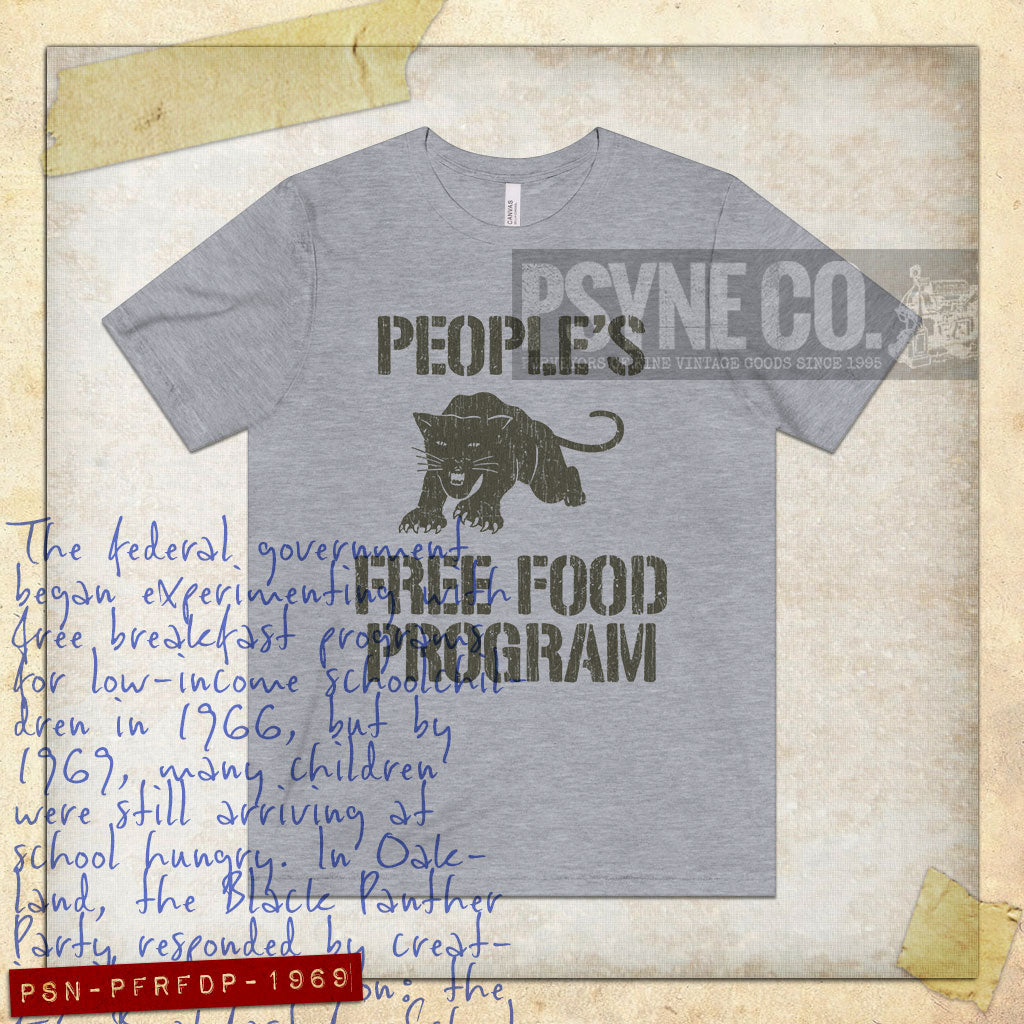 People's Free Food Program 1969 Vintage Men's T-Shirt