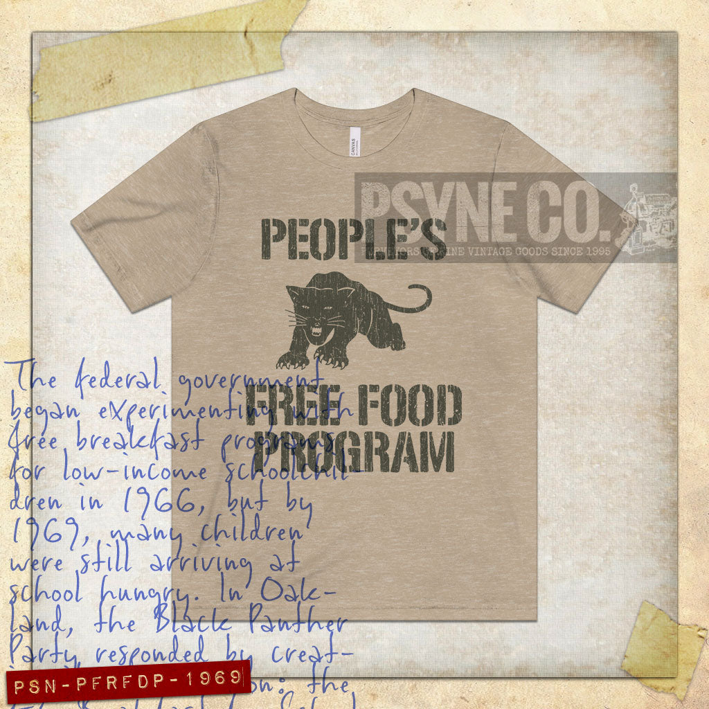 People's Free Food Program 1969 Vintage Men's T-Shirt