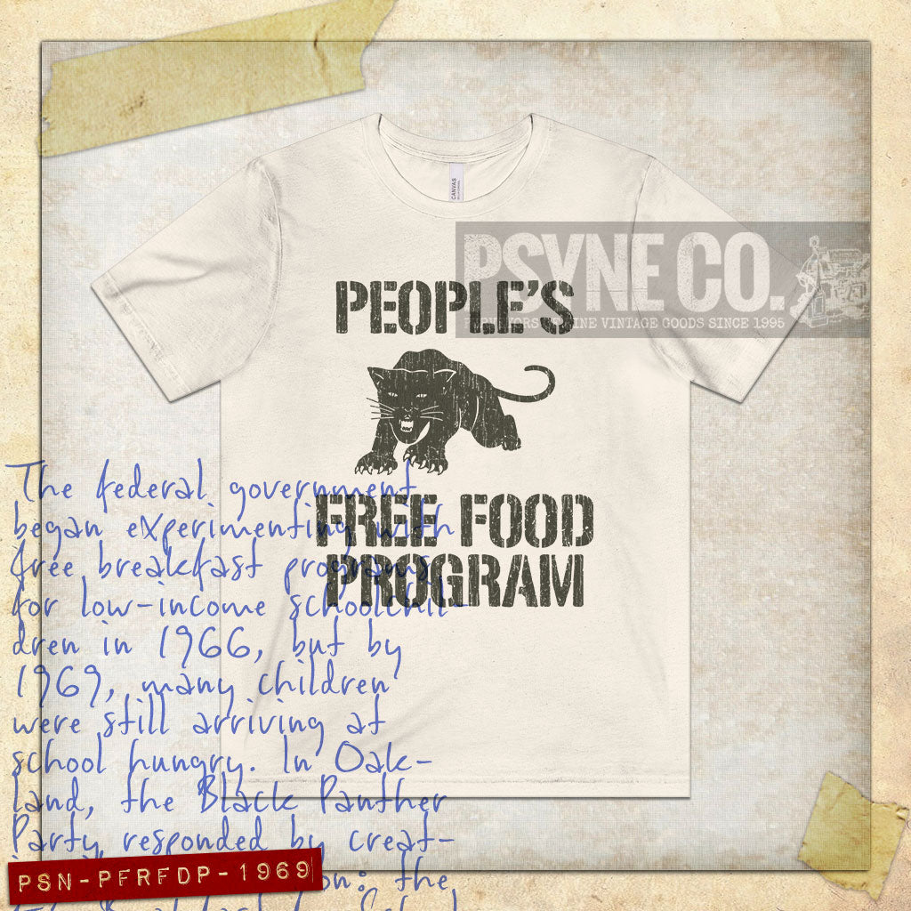 People's Free Food Program 1969 Vintage Men's T-Shirt