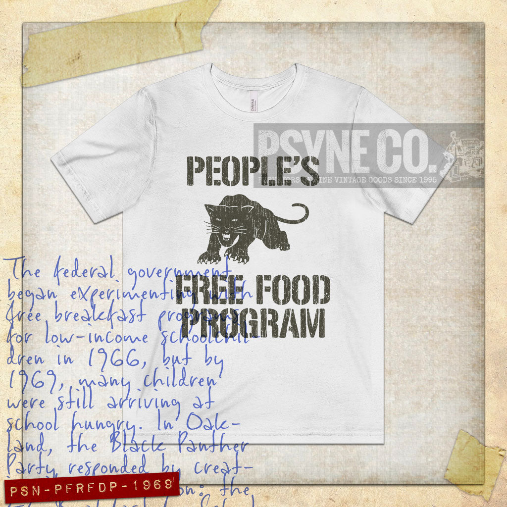 People's Free Food Program 1969 Vintage Men's T-Shirt