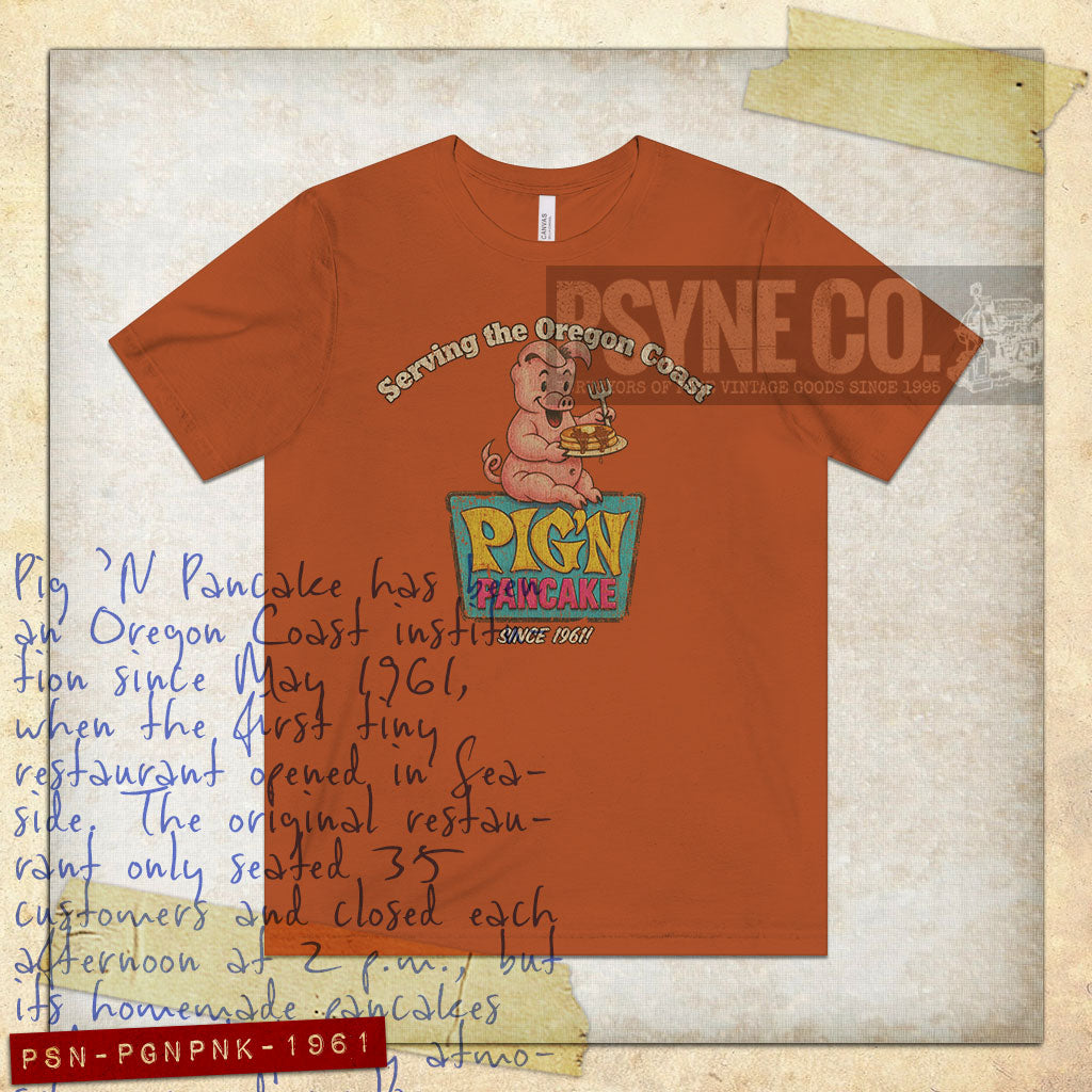 Pig 'N Pancake 1961 Vintage Men's T-Shirt
