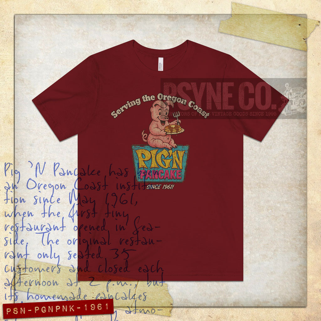 Pig 'N Pancake 1961 Vintage Men's T-Shirt