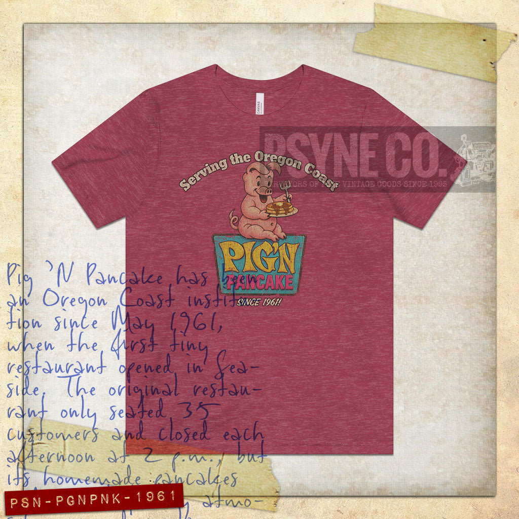 Pig 'N Pancake 1961 Vintage Men's T-Shirt