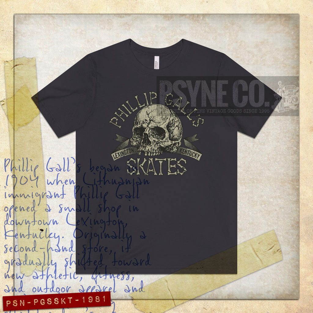 Phillip Gall’s Skates 1981 Vintage Men's T-Shirt