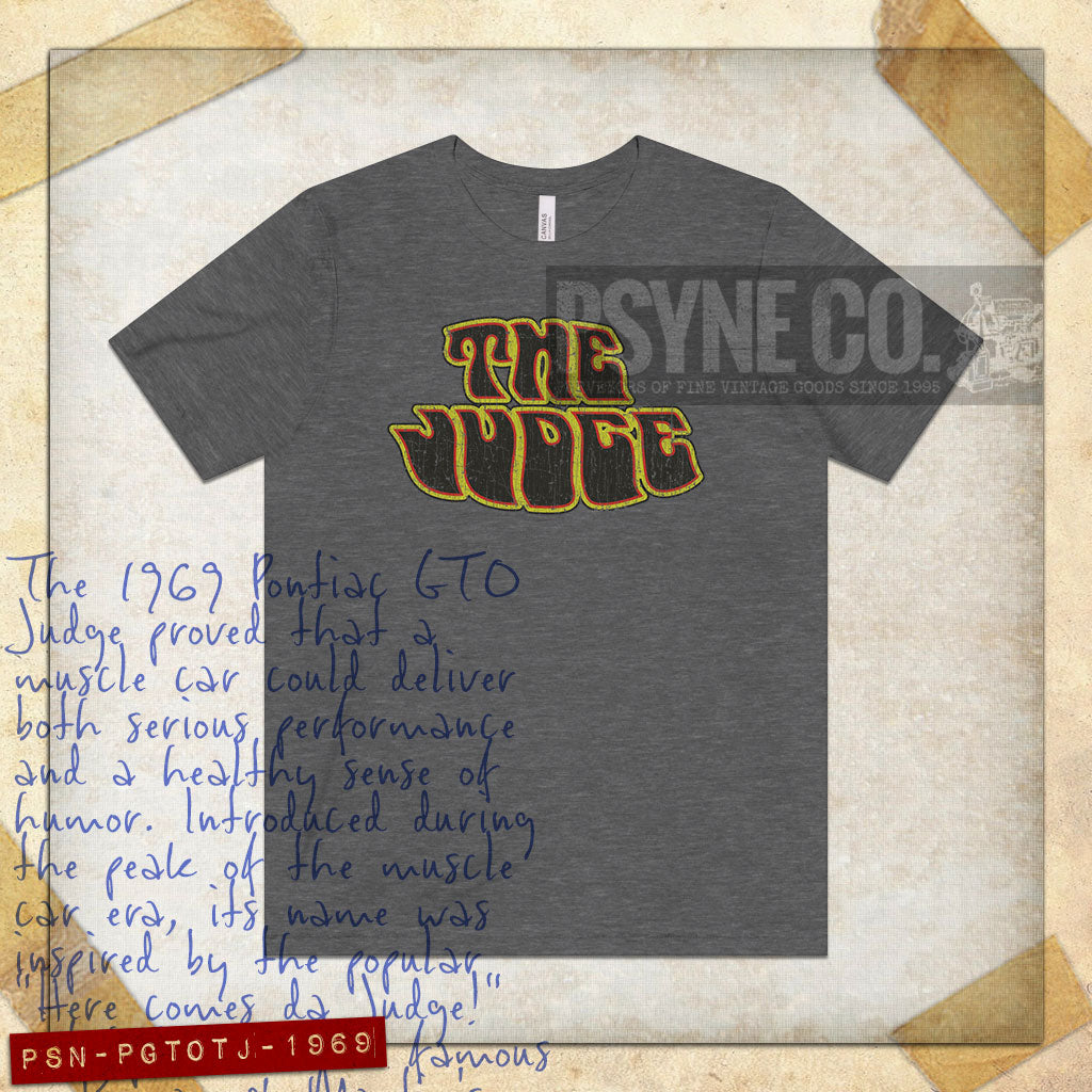 Pontiac GTO 'The Judge' 1969 Vintage Men's T-Shirt