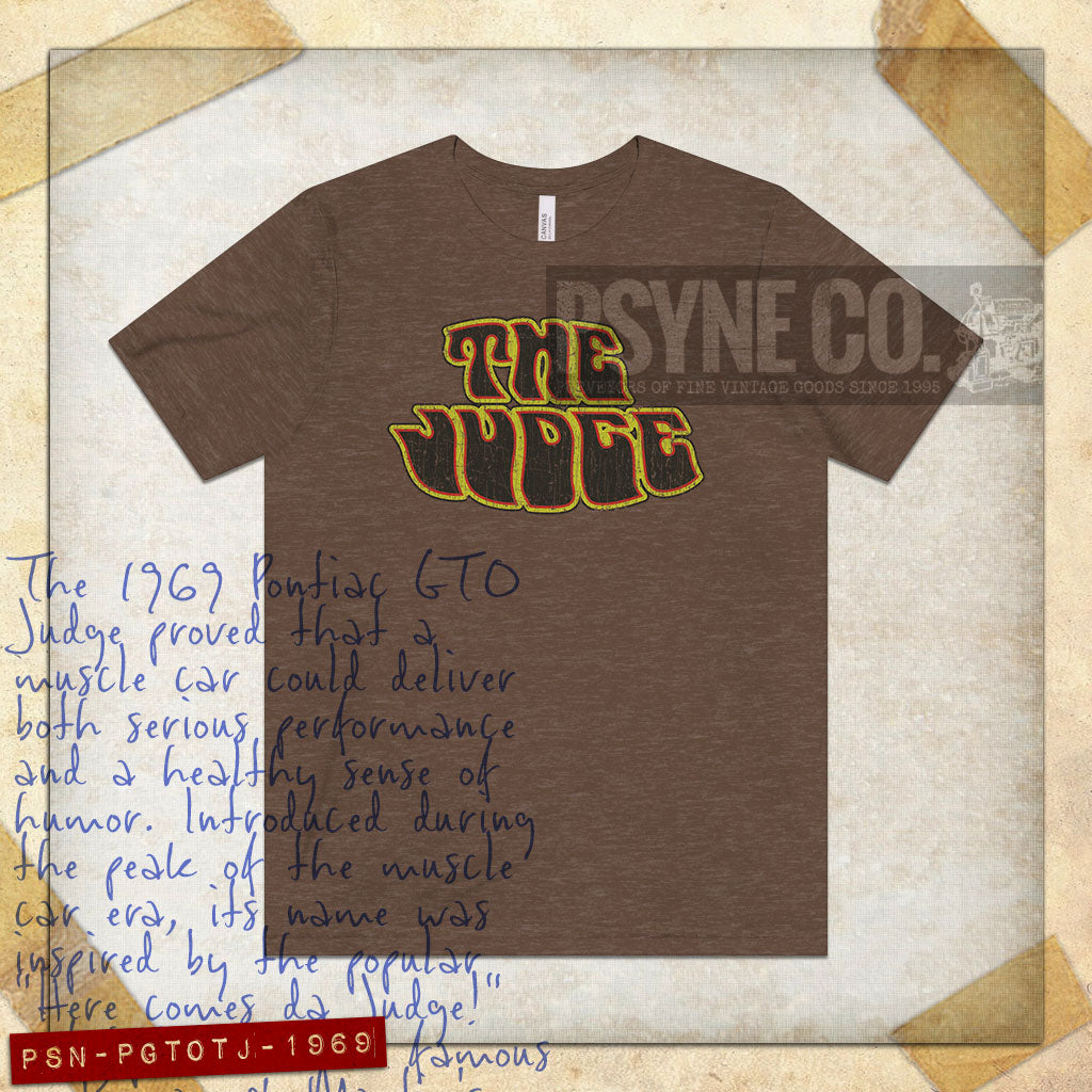 Pontiac GTO 'The Judge' 1969 Vintage Men's T-Shirt