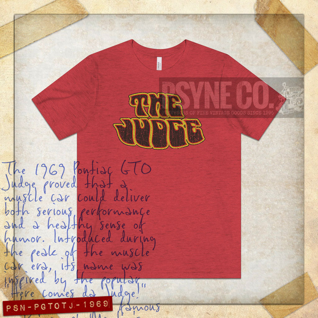 Pontiac GTO 'The Judge' 1969 Vintage Men's T-Shirt