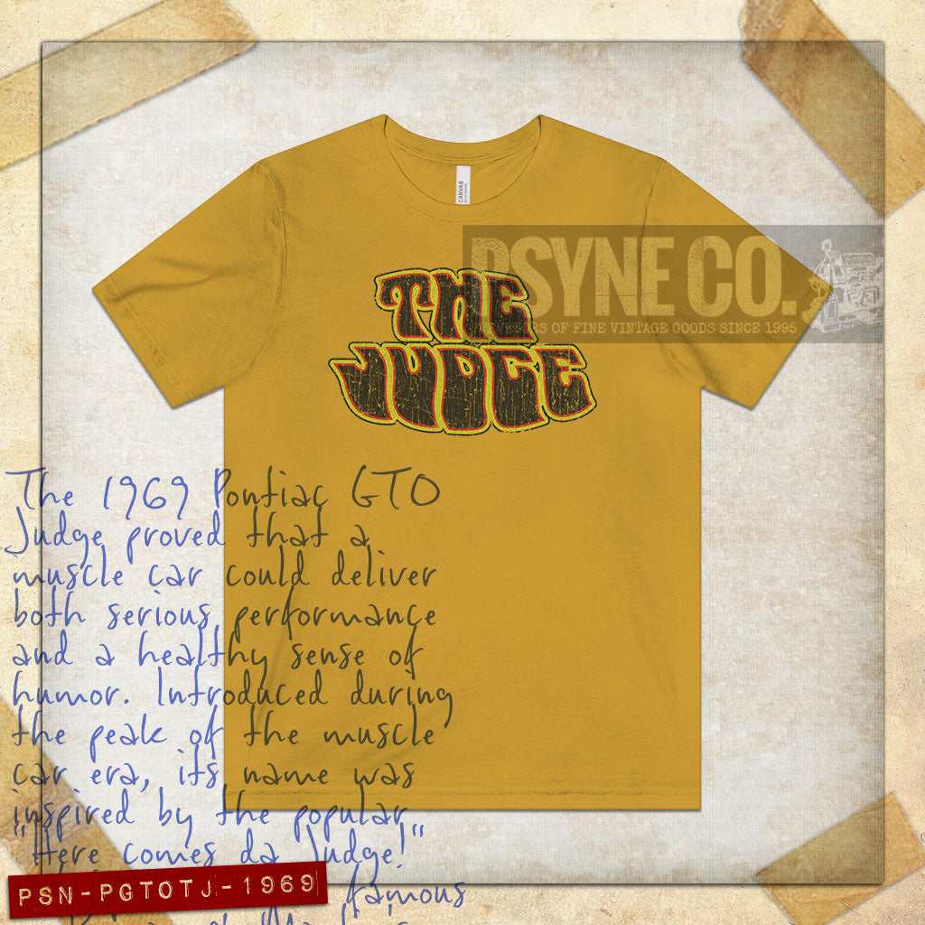 Pontiac GTO 'The Judge' 1969 Vintage Men's T-Shirt