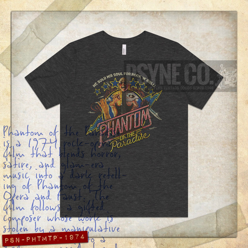 Phantom of the Paradise 1974 Vintage Men's T-Shirt