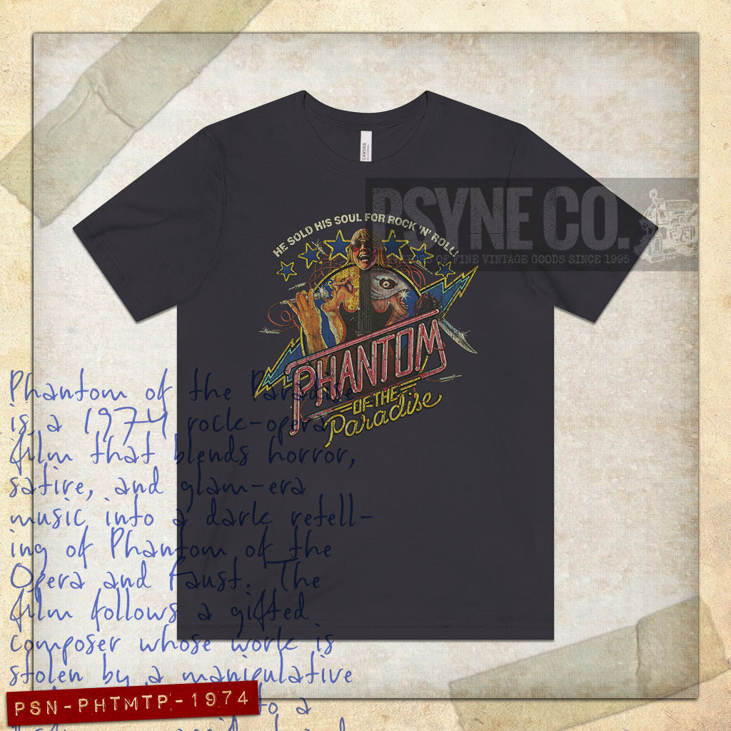Phantom of the Paradise 1974 Vintage Men's T-Shirt