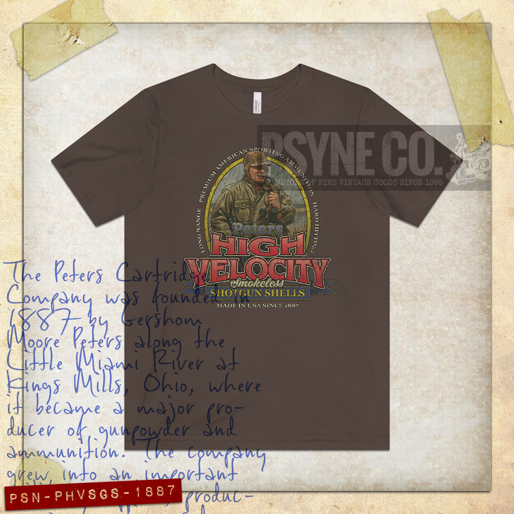 Peters High Velocity Shotgun Shells 1887 Vintage Men's T-Shirt