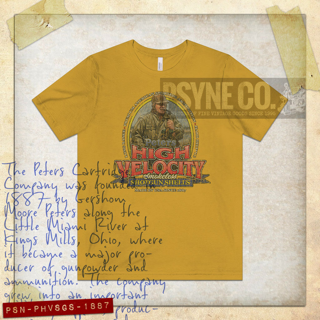Peters High Velocity Shotgun Shells 1887 Vintage Men's T-Shirt