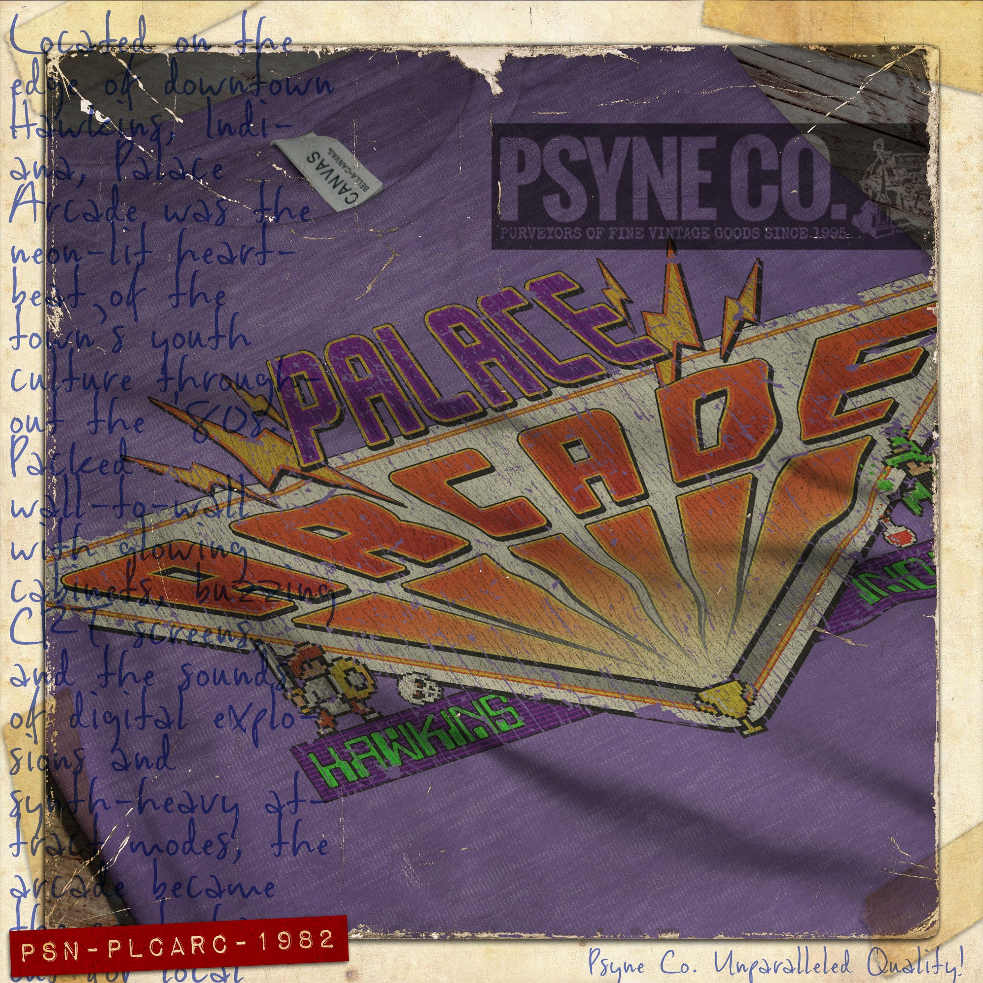 Palace Arcade 1982 Vintage Men's T-Shirt