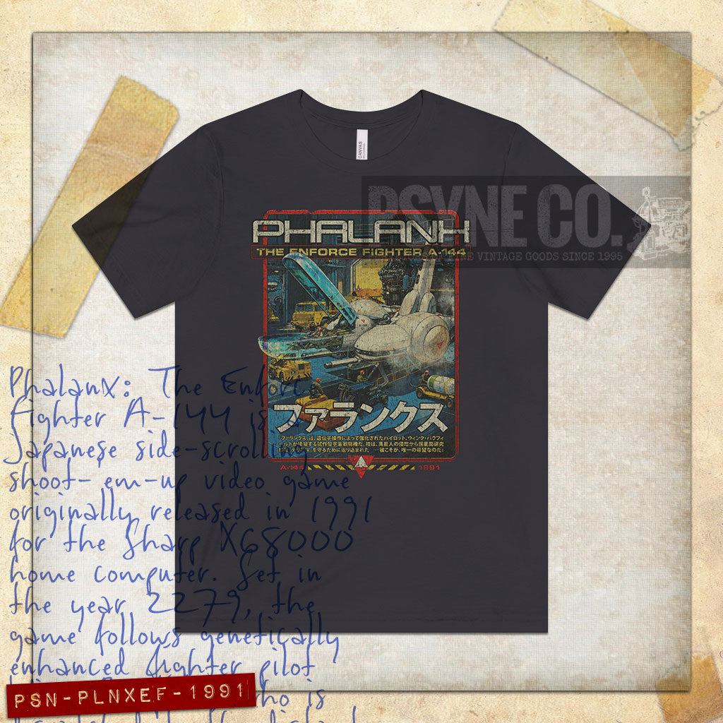 Phalanx Enforce Fighter 1991 Vintage Men's T-Shirt
