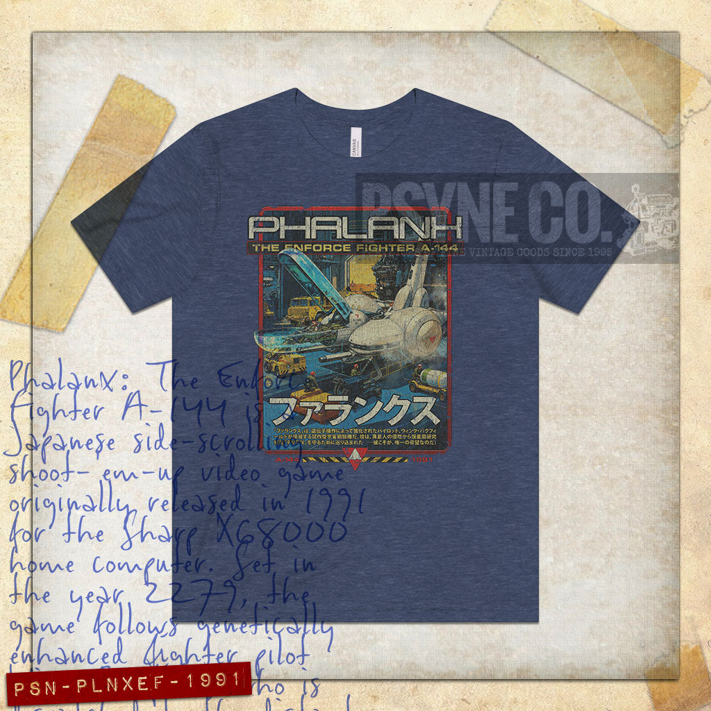 Phalanx Enforce Fighter 1991 Vintage Men's T-Shirt