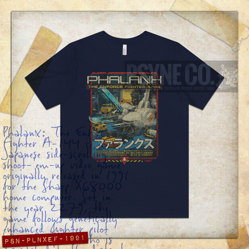 Phalanx Enforce Fighter 1991 Vintage Men's T-Shirt