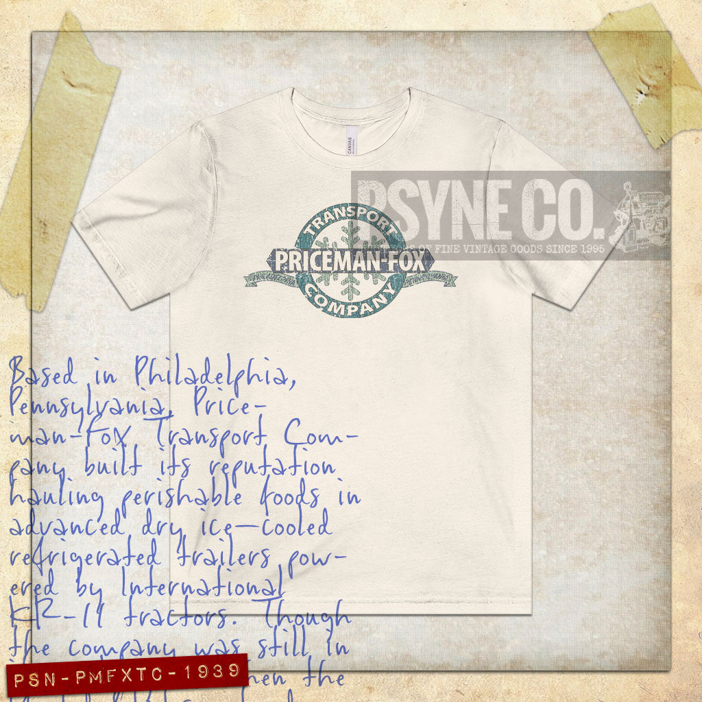 Priceman-Fox Transport Company 1939 Vintage Men's T-Shirt