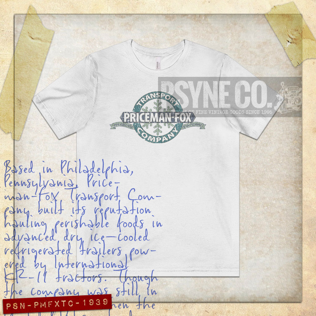 Priceman-Fox Transport Company 1939 Vintage Men's T-Shirt
