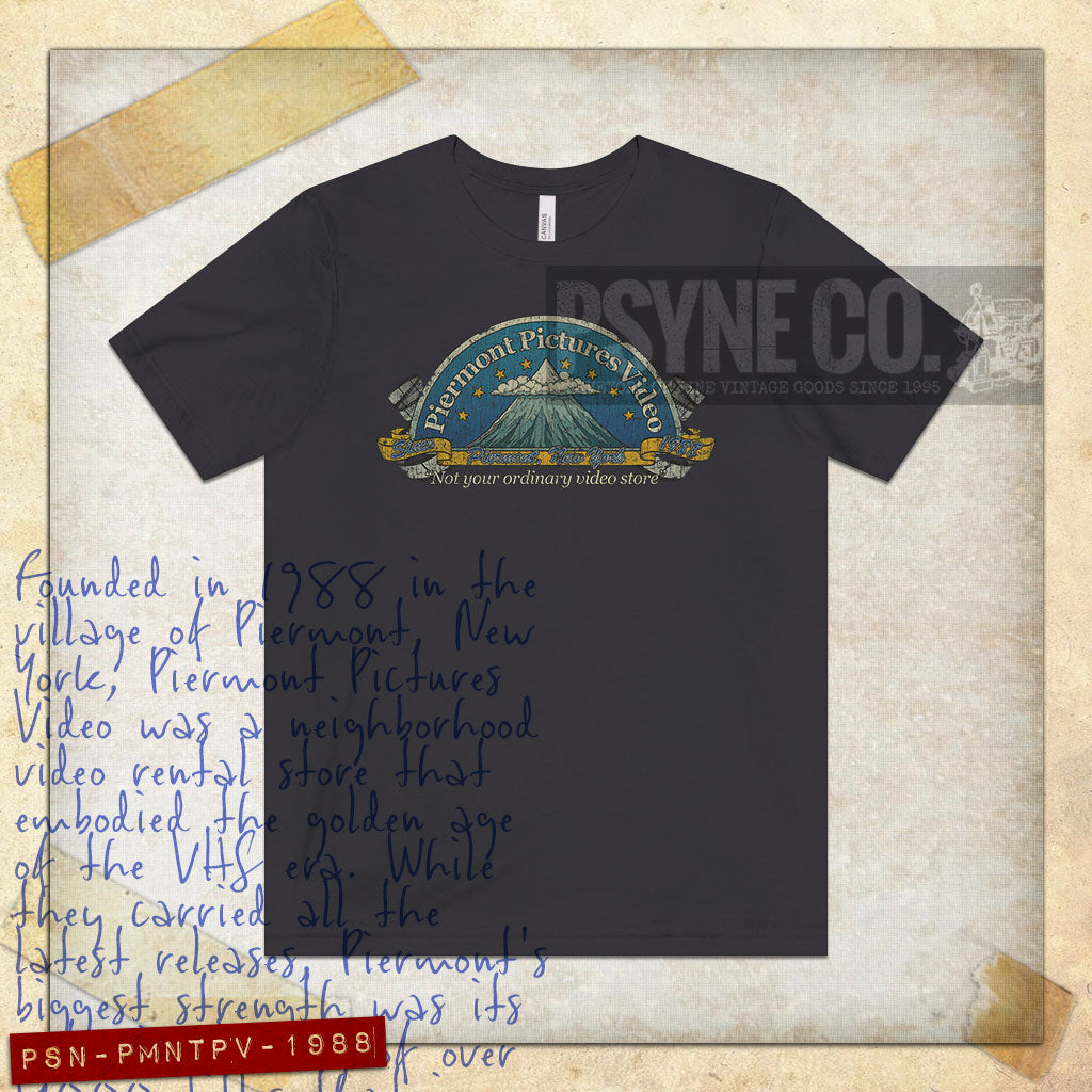 Piermont Pictures Video 1988 Vintage Men's T-Shirt
