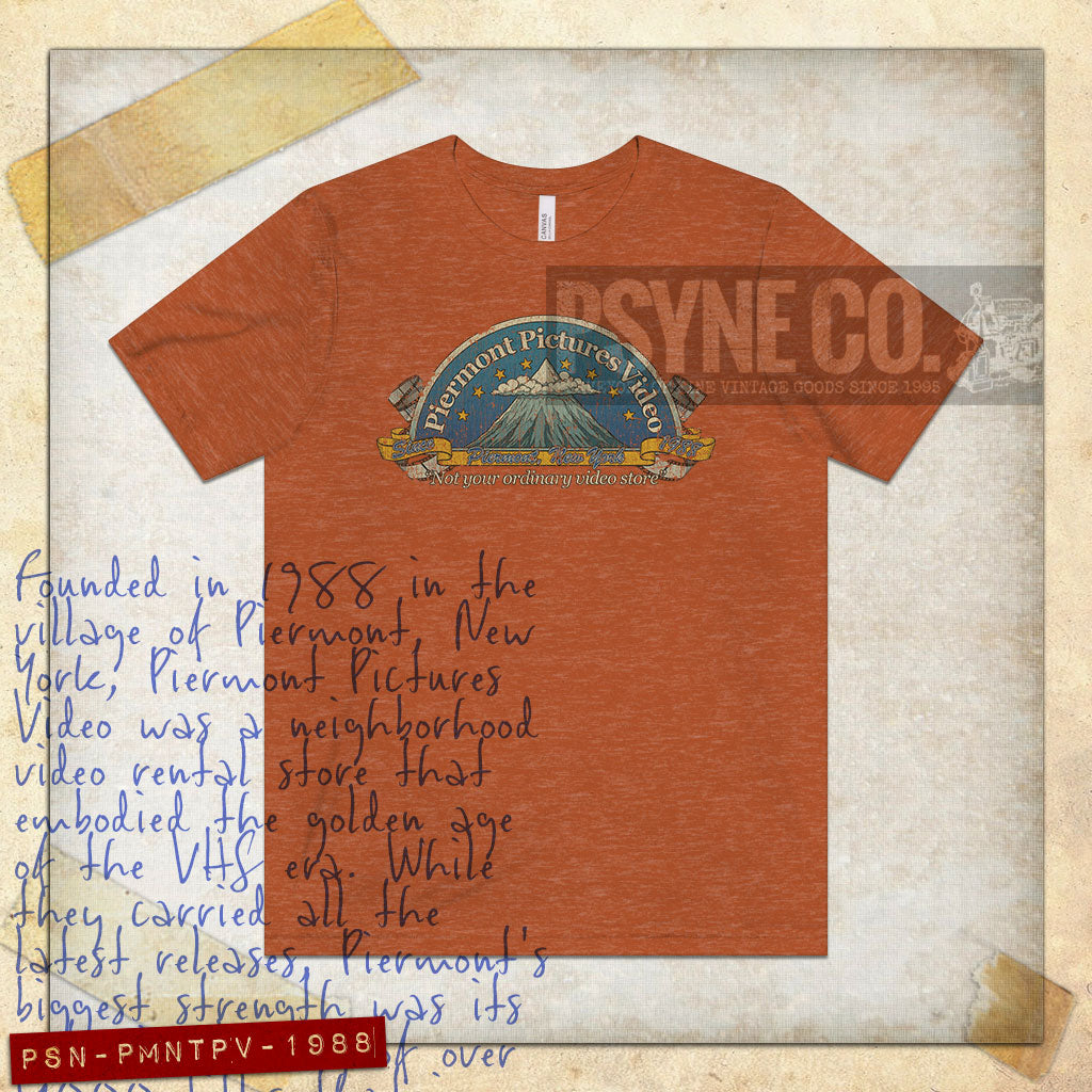 Piermont Pictures Video 1988 Vintage Men's T-Shirt