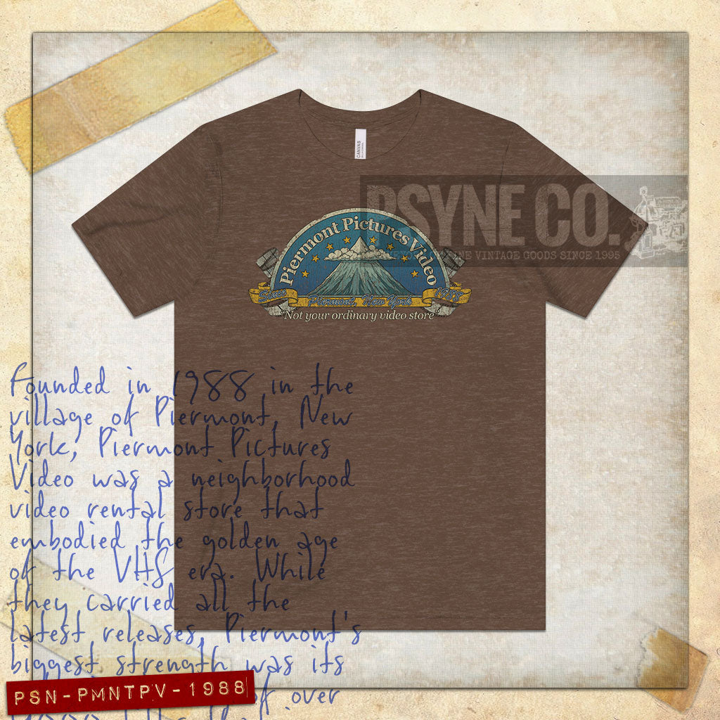 Piermont Pictures Video 1988 Vintage Men's T-Shirt