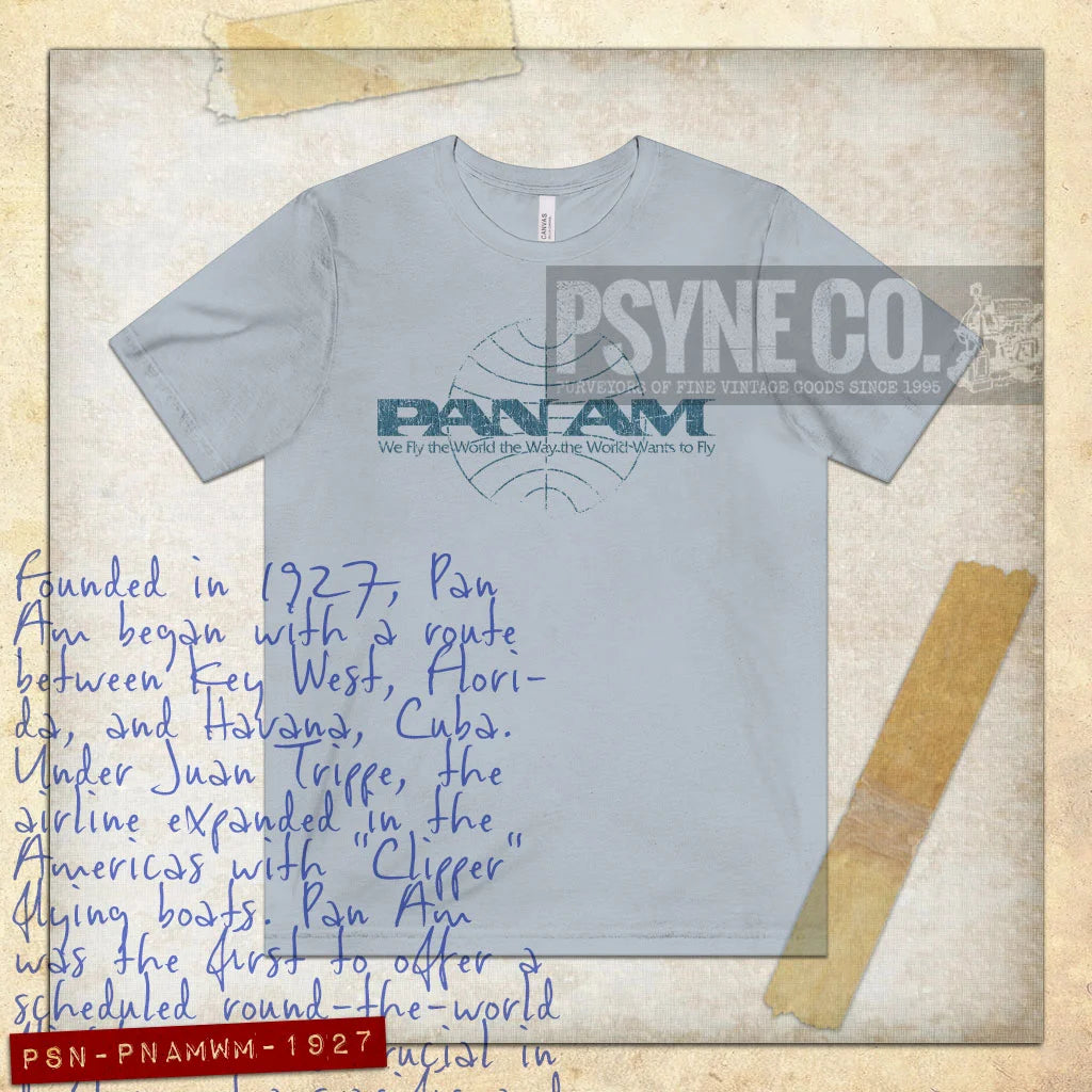 Pan Am Wide Mark 1927 Vintage Men's T-Shirt