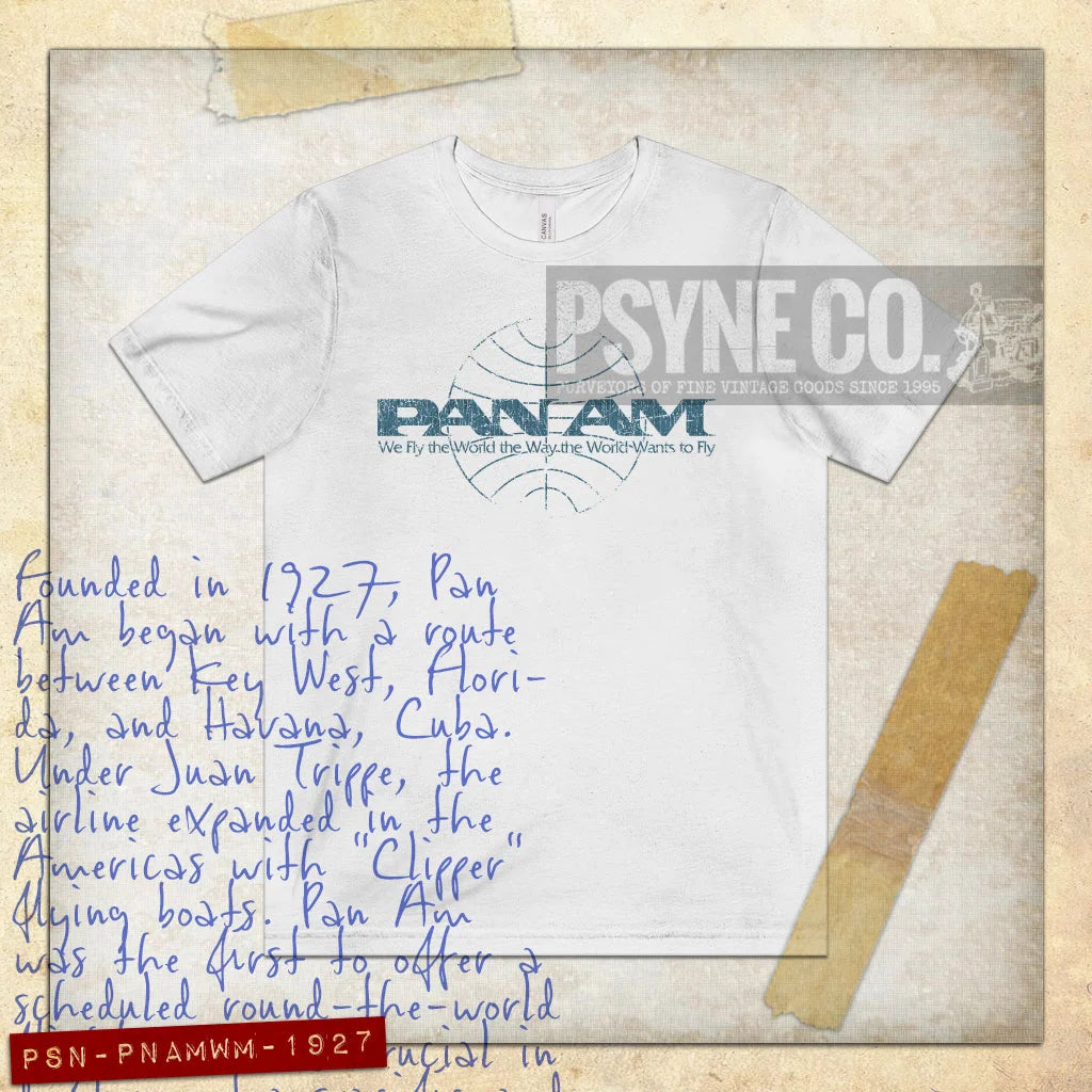 Pan Am Wide Mark 1927 Vintage Men's T-Shirt