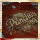 Pancho's Bar Rosamond 1956 Vintage Men's T-Shirt