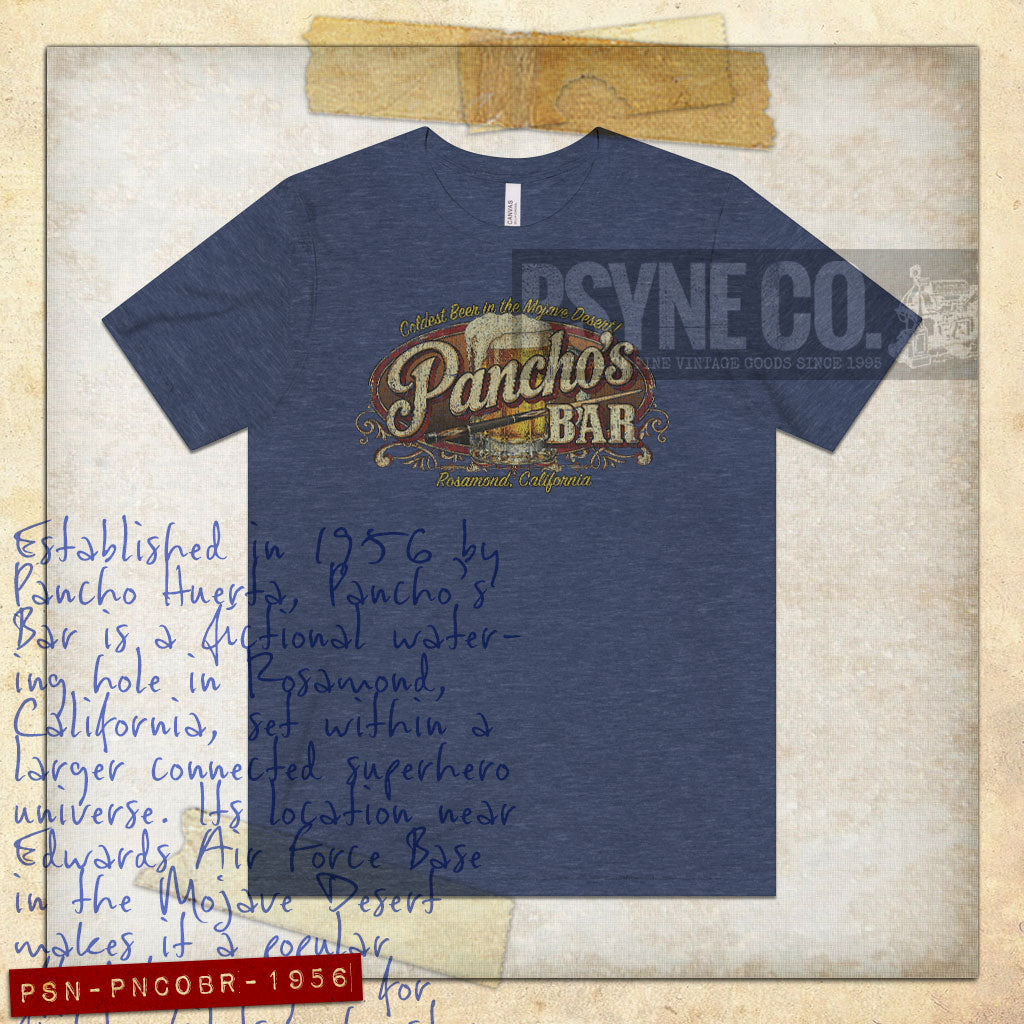 Pancho's Bar Rosamond 1956 Vintage Men's T-Shirt