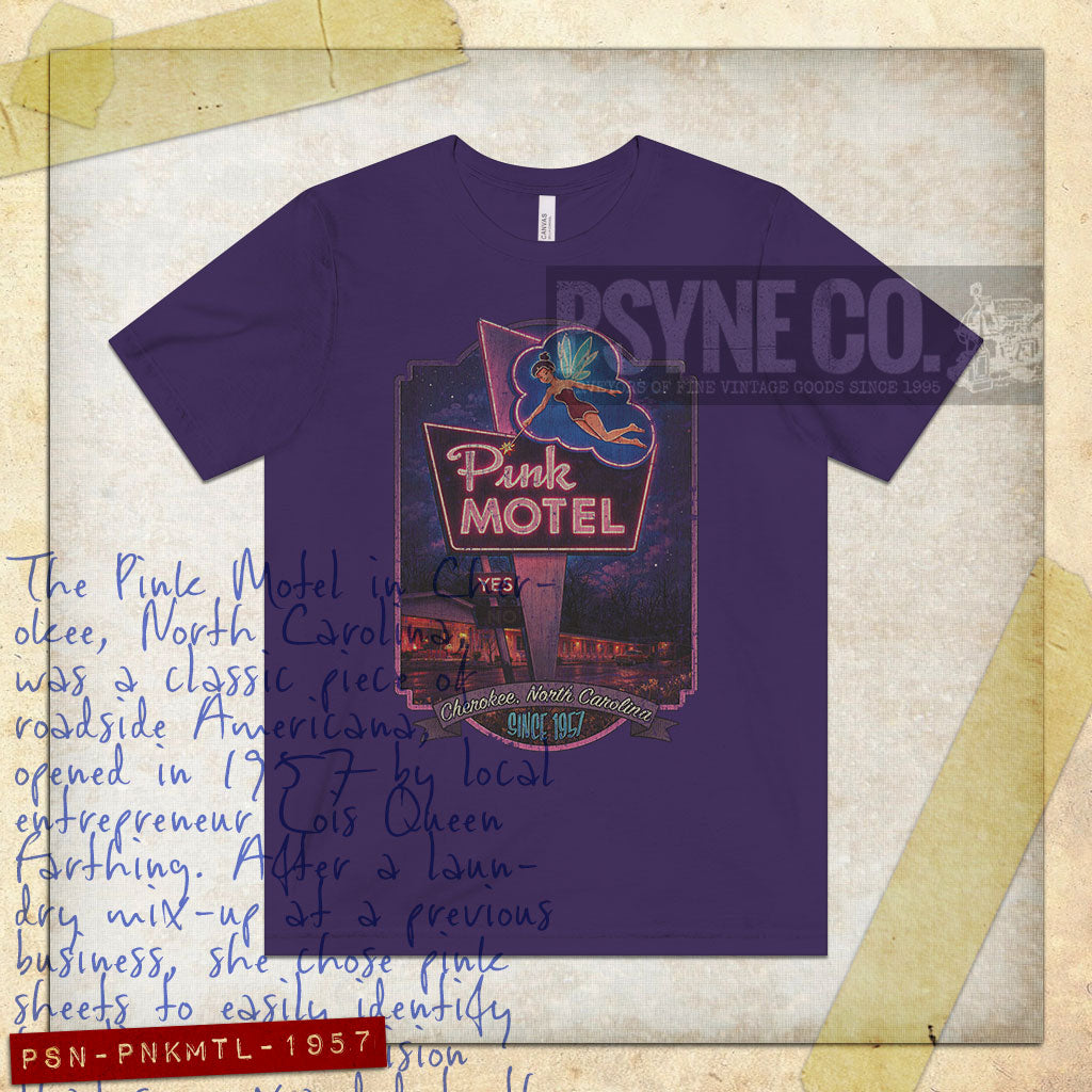 Pink Motel Cherokee, NC 1957 Vintage Men's T-Shirt