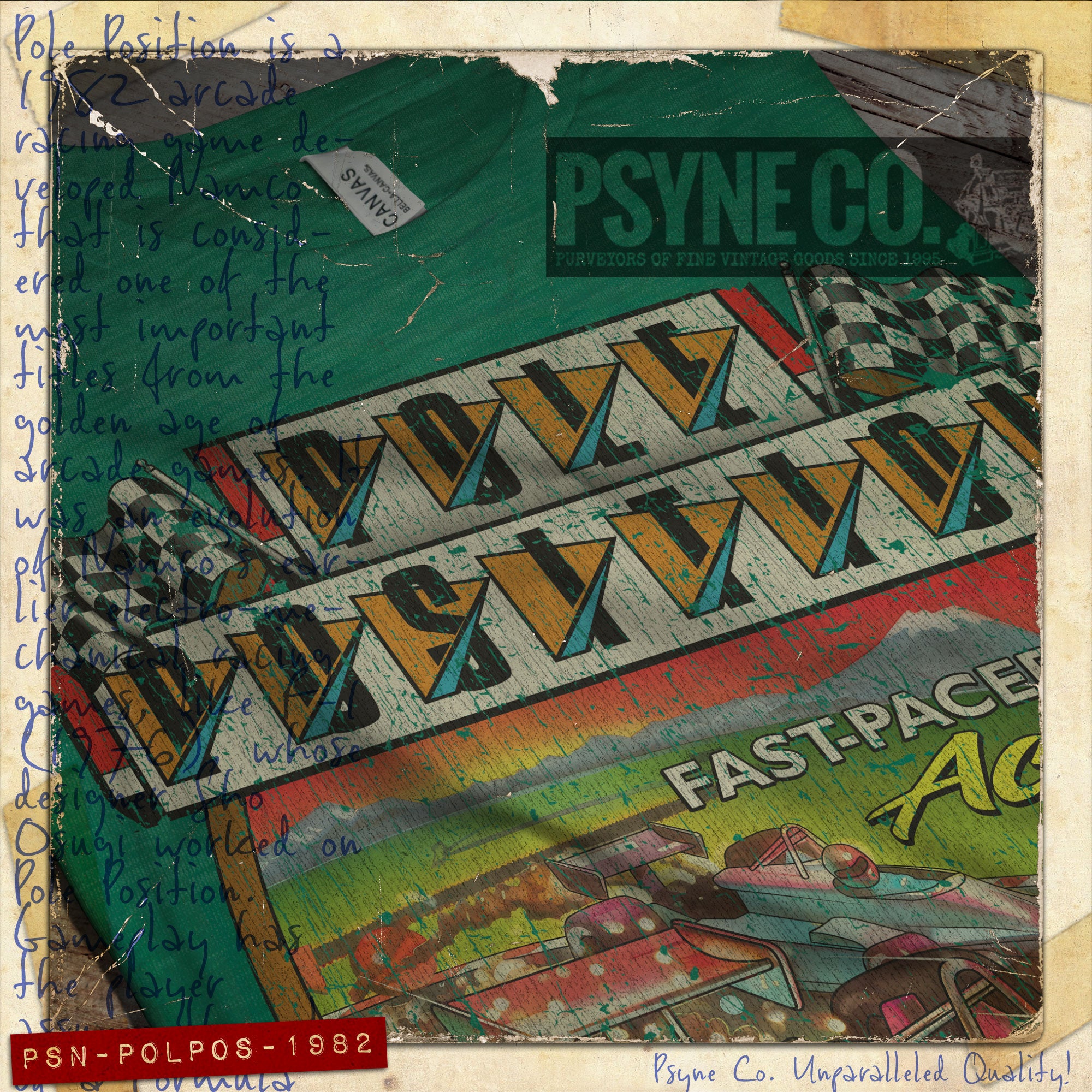 Pole Position 1982 Vintage Men's T-Shirt