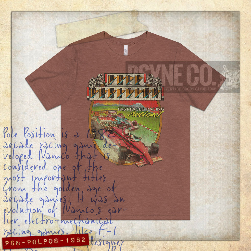 Pole Position 1982 Vintage Men's T-Shirt