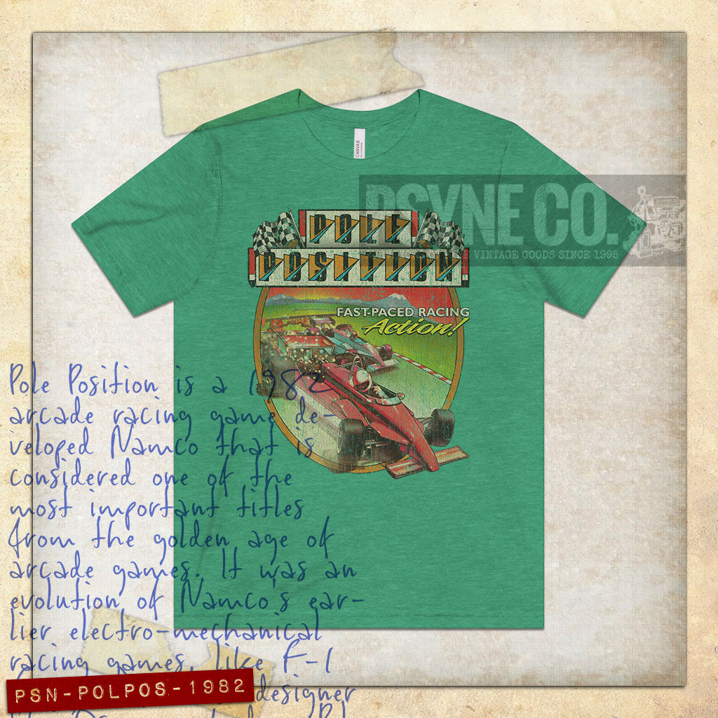 Pole Position 1982 Vintage Men's T-Shirt