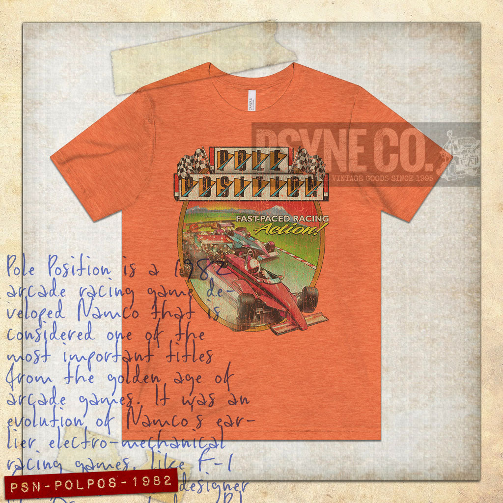 Pole Position 1982 Vintage Men's T-Shirt