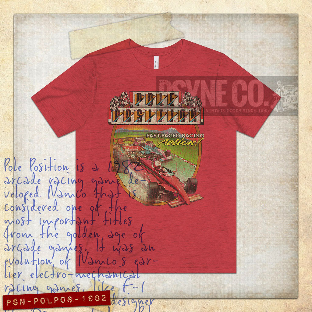 Pole Position 1982 Vintage Men's T-Shirt