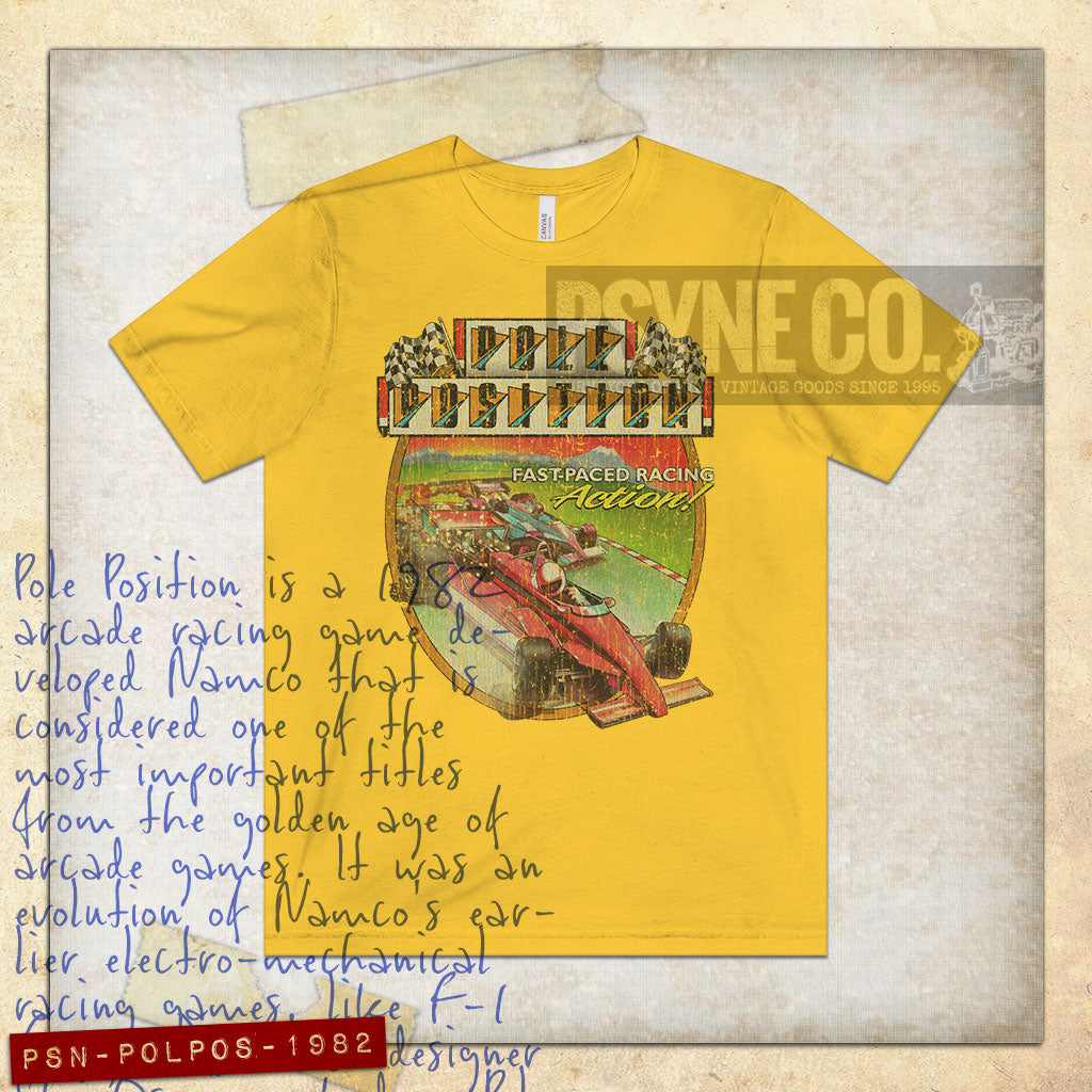 Pole Position 1982 Vintage Men's T-Shirt