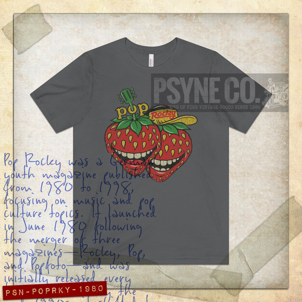 Pop Rocky Magazine 1980 Vintage Men's T-Shirt