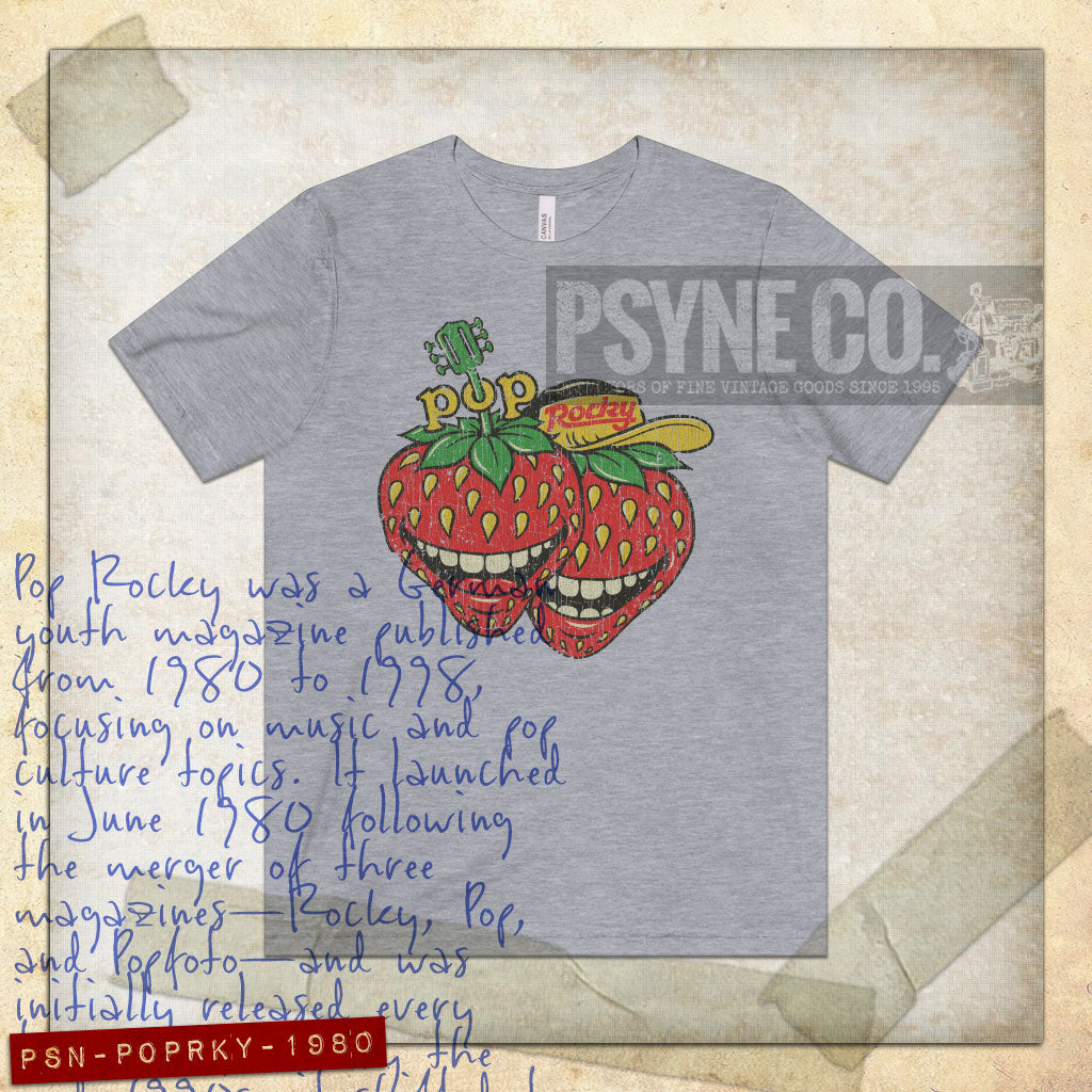 Pop Rocky Magazine 1980 Vintage Men's T-Shirt