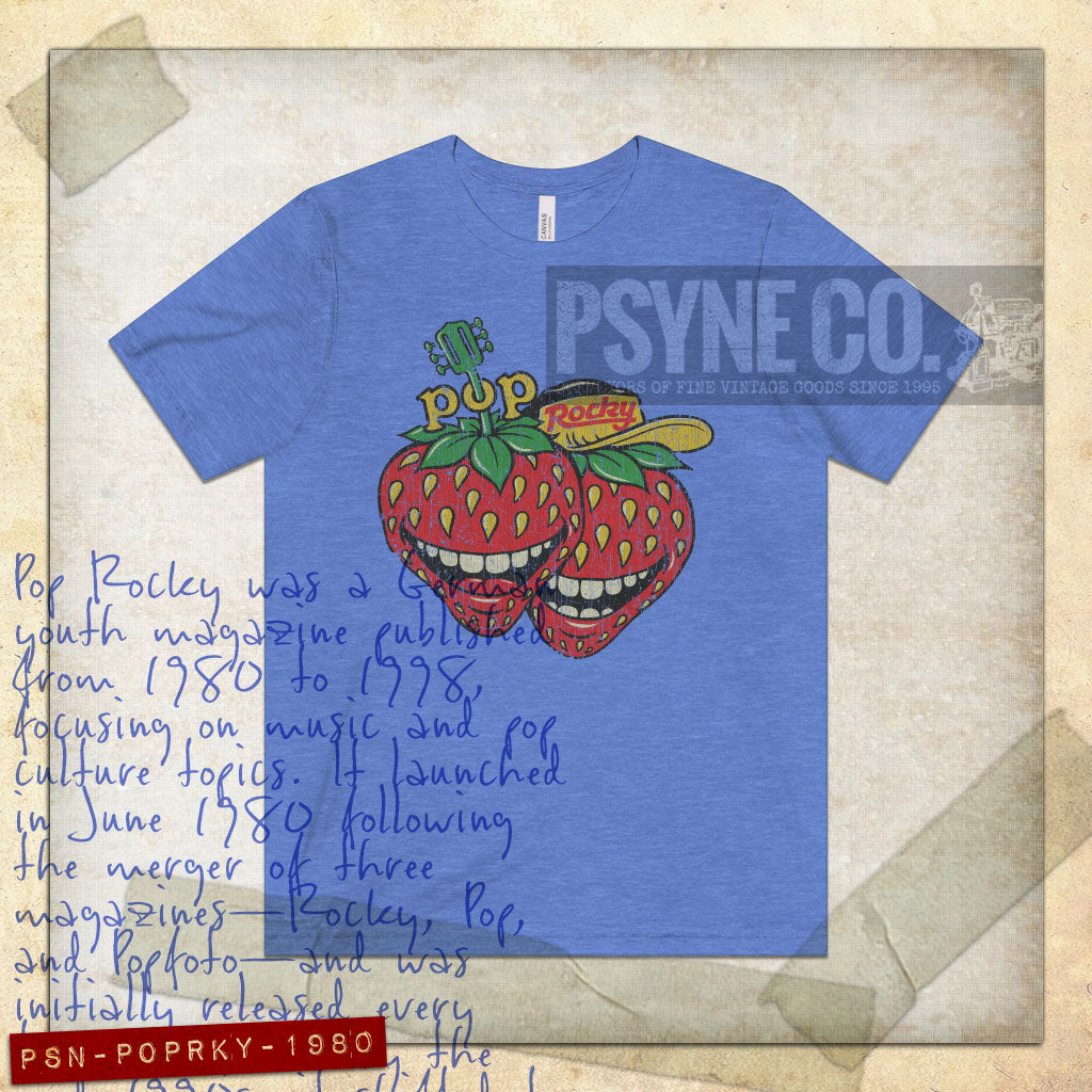 Pop Rocky Magazine 1980 Vintage Men's T-Shirt