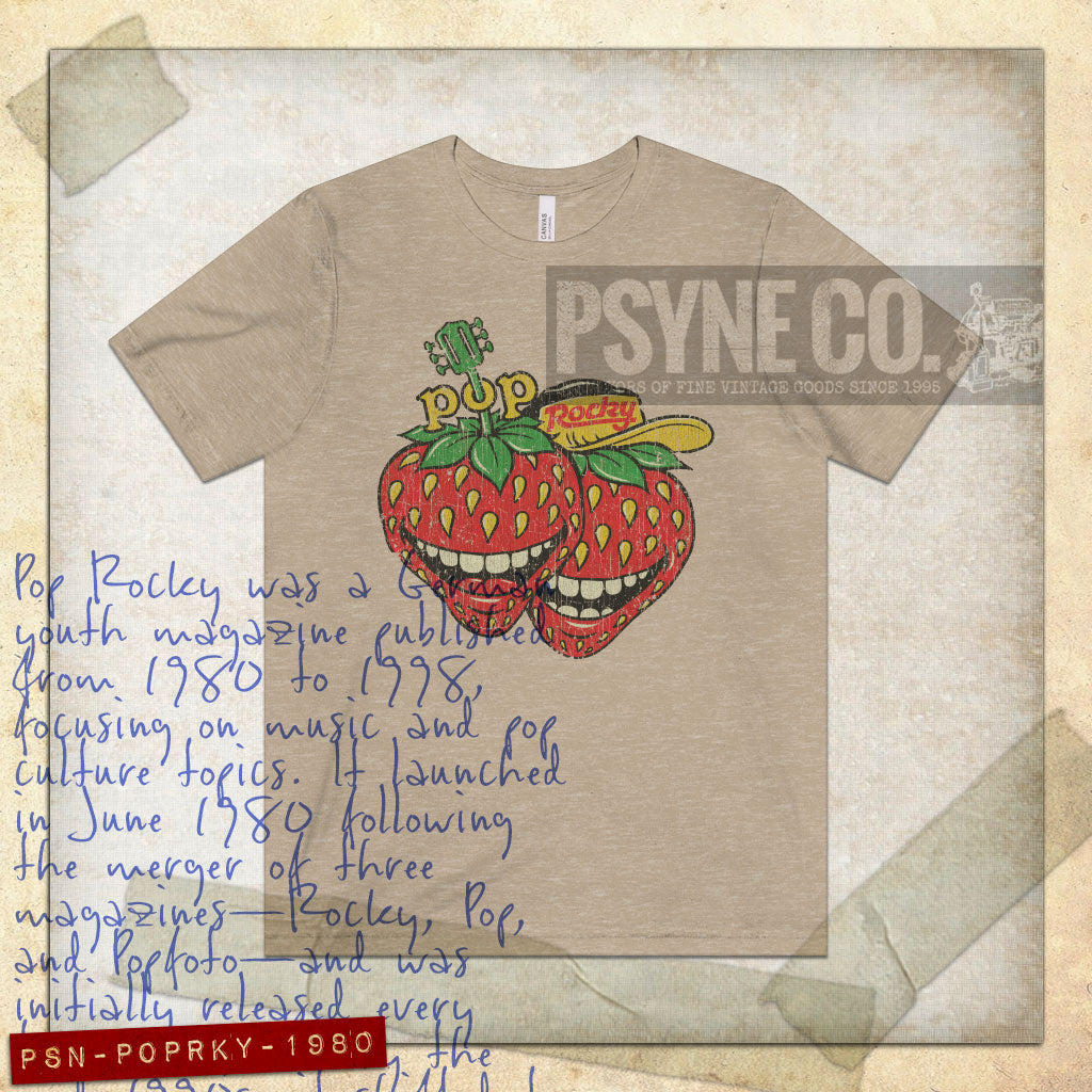 Pop Rocky Magazine 1980 Vintage Men's T-Shirt