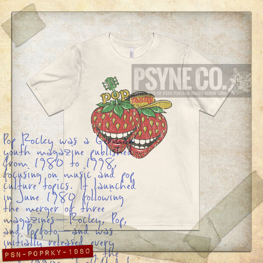 Pop Rocky Magazine 1980 Vintage Men's T-Shirt