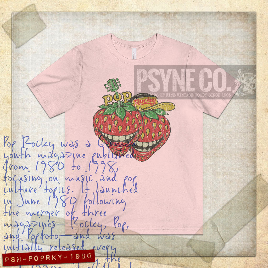 Pop Rocky Magazine 1980 Vintage Men's T-Shirt
