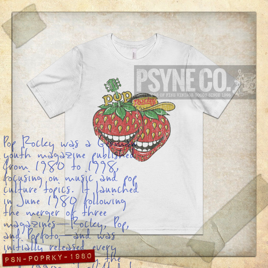 Pop Rocky Magazine 1980 Vintage Men's T-Shirt