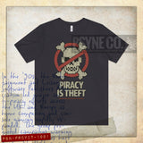 Piracy is Theft 1991 Vintage Men's T-Shirt