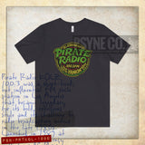Pirate Radio KQLZ 100.3 FM Crankin' & Yankin' 1989 Vintage Men's T-Shirt