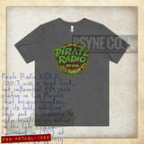 Pirate Radio KQLZ 100.3 FM Crankin' & Yankin' 1989 Vintage Men's T-Shirt