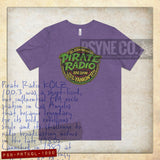 Pirate Radio KQLZ 100.3 FM Crankin' & Yankin' 1989 Vintage Men's T-Shirt