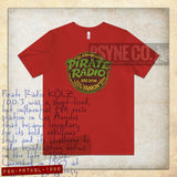 Pirate Radio KQLZ 100.3 FM Crankin' & Yankin' 1989 Vintage Men's T-Shirt
